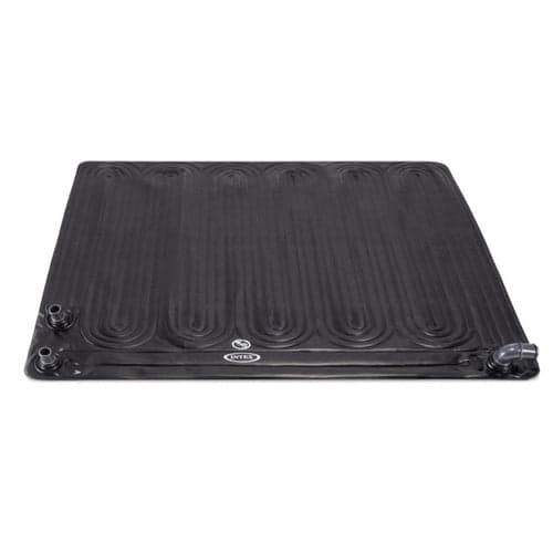 Solvarmemåtte pool 120x120 cm PVC sort, til pumper under 5678 l/t