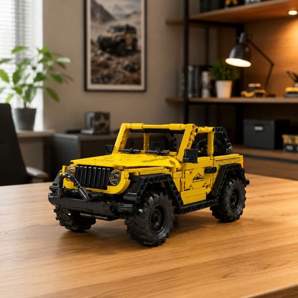 Wrangler off-road bil byggesæt 746 dele ABS-plast 30,4 cm