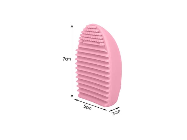 Silikoninen meikkisiveltimien puhdistin 7 x 5 x 3 cm sekavärit