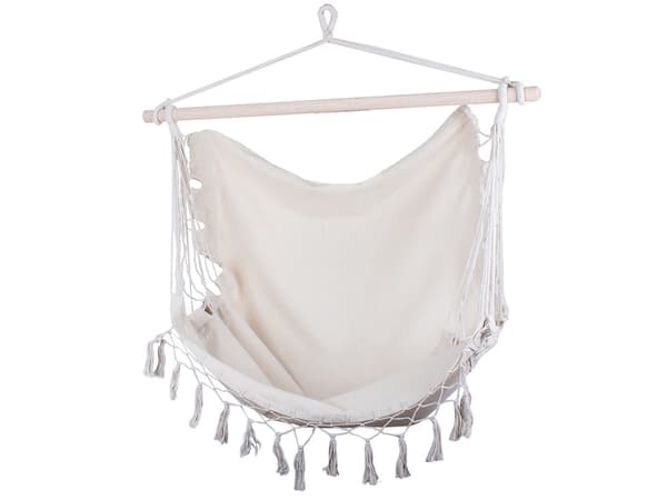 Riipputuoli (hammock chair) puuvilla/polyesteri puutangolla 90 cm