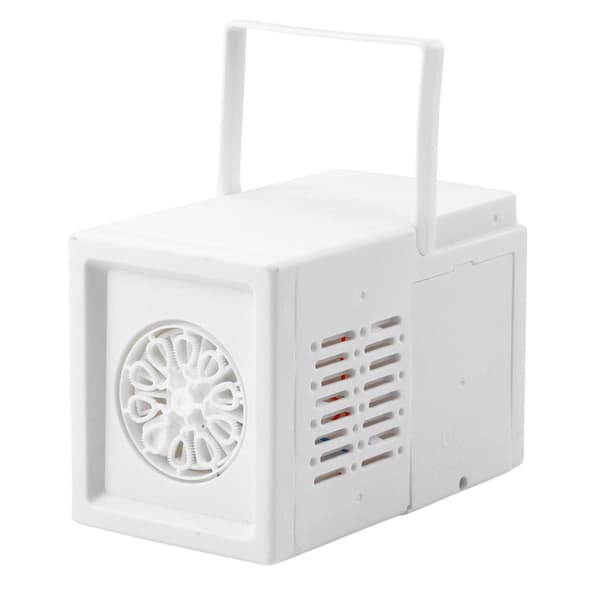 Bubbelmaskin batteridriven 10 hål portabel inkl 50 ml bubbelvätska