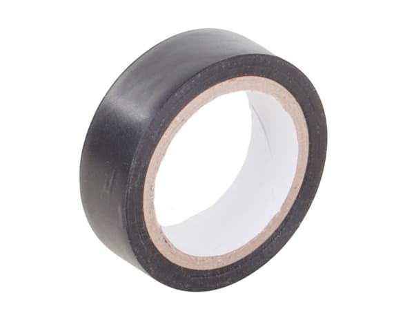Eristysteippi PVC musta 17 mm x 9 m