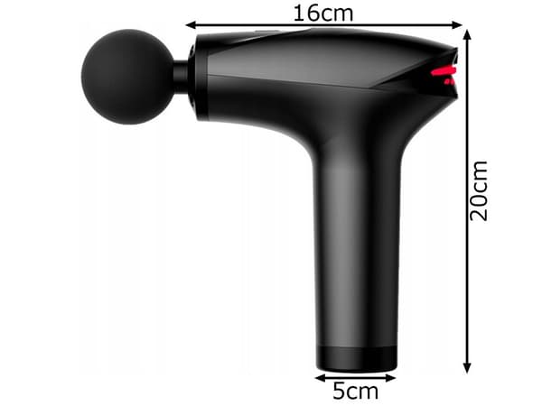 Hierontapistooli 8 tasoa 5 hierontapäätä USB-C 30 W