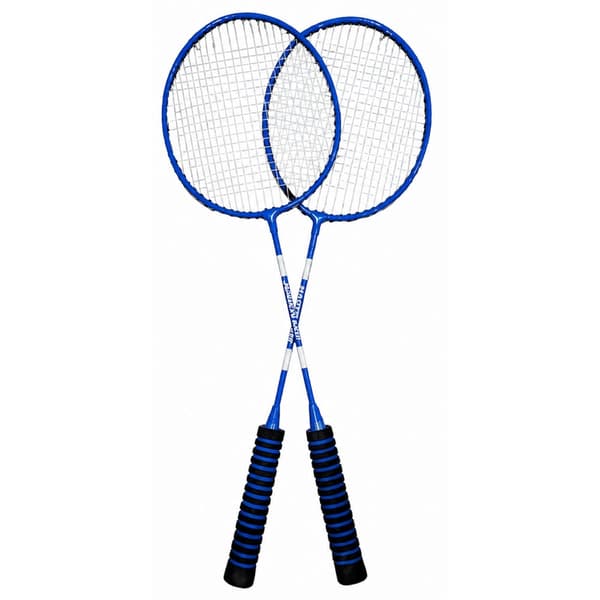 Badmintonset 2 racketar + 1 plastshuttlecock med bärväska