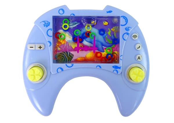 Joystick-vandspil blå med undervandsmotiv 12 cm, från 3 år