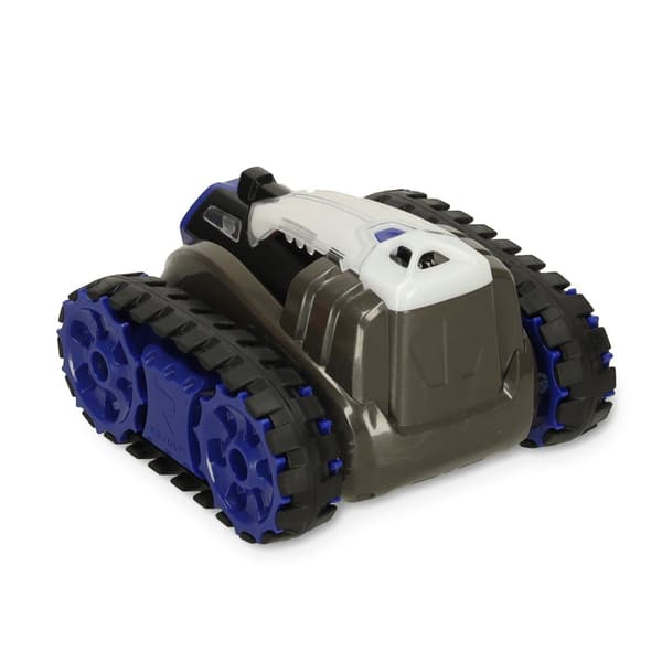 Fjernstyret kampvogn 2.4 GHz med IR-skud, lyd/lys, 2 controllere