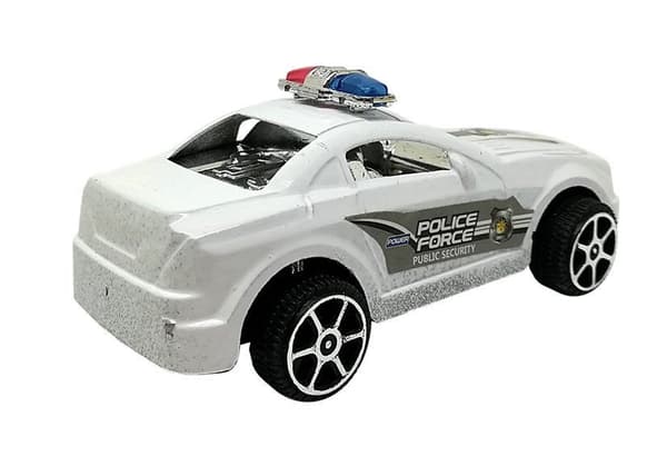 Poliisiautot 6-pack muovia 9,5 cm EN71