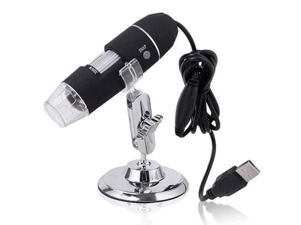 Digitaalinen USB-mikroskooppi 1000x LED-valaistuksella ja jalustalla