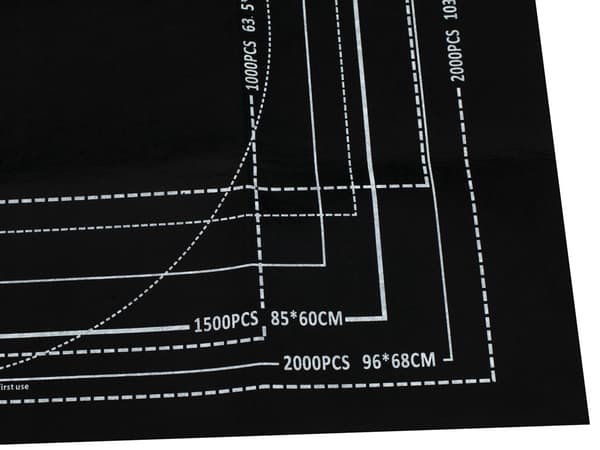 Pusselmatta för 500-2000 bitar 118x79 cm med rör, pump och tillbehör