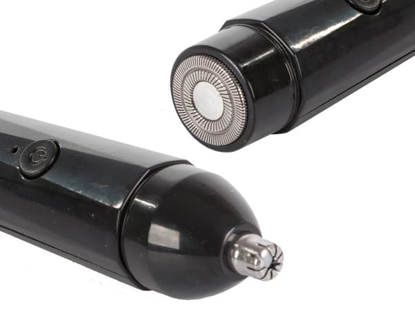 Næse- og øretrimmer til mænd USB-opladning 2 trimhoveder 15 cm