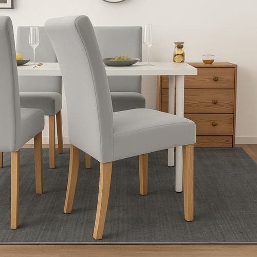 Tuolinpäälliset 6-pack elastiset vaaleanharmaa 65x40x35 cm yleismalliset
