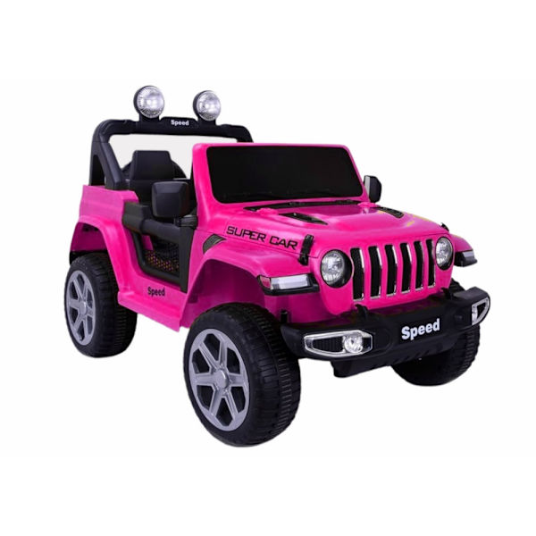 Batteribil 4x4 til børn rosa FT-938
