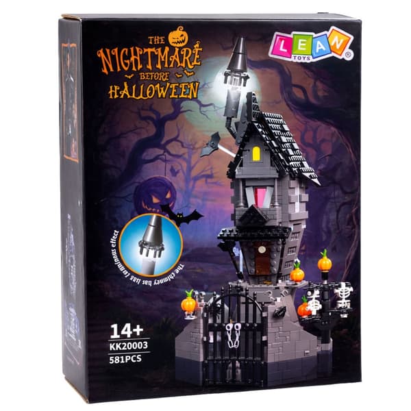 Byggklossar spökhus Halloween 581 delar ABS-plast byggset