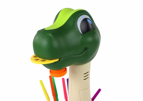 Dinosaurietegneprojektor med lyd, 12 farveblyanter & notesbog 3+
