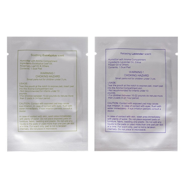 Indsatser til luftfugter aromaterapi 2-pak lavendel & eukalyptus 3,5/4 cm