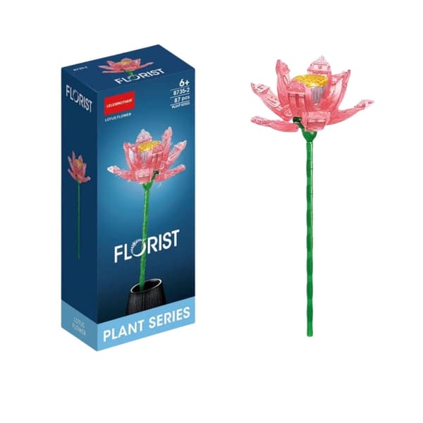 Blomster-byggeklodser sæt 60–150 dele, tilfældigt design