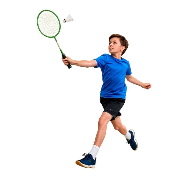 Badmintonset 2 racketar + 3 plastshuttlecocks med bärväska