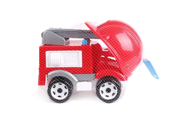 Pelastusbilslelu säädettävällä tikkaalla ja palohjälmällä, 3+ år