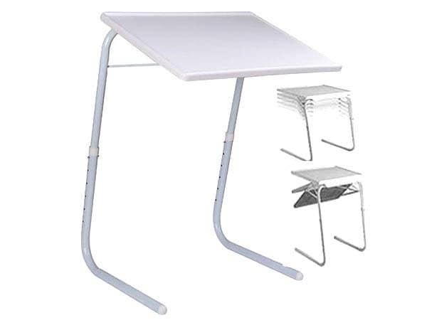 Hopfällbart laptopbord justerbar höjd 52–73 cm vinklingsbart 52x40