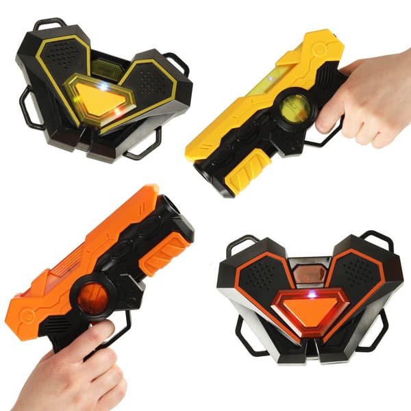 Laser paintball set 2 laserpistoler + 2 mål, räckvidd 15 m, 6+