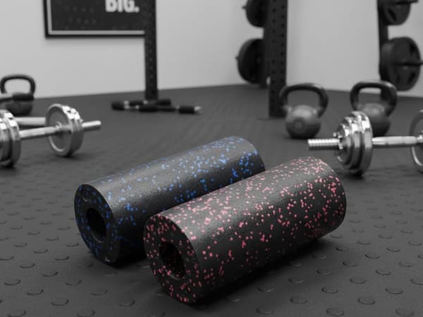 Massage-roller EPP-skum fast glat 30x15 cm blandede färger