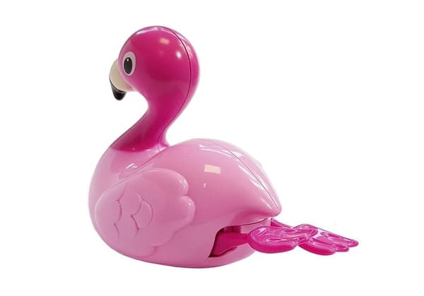 Kylpylelu flamingo, vaaleanpunainen, kelluva lapsille
