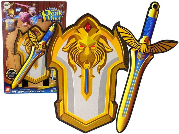 Leksakssvärd och sköld i EVA-skum 2-pack, CE/EN71, 3+ år