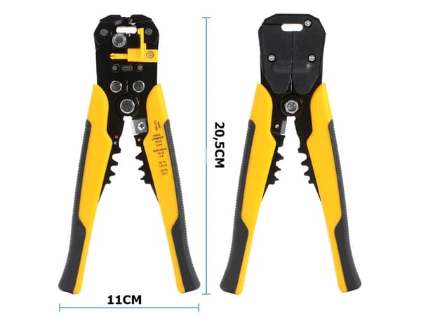Afisoleringstang med kabelstripper/klipper/crimp 0,2–6 mm²