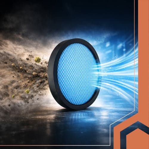 HEPA-filter 2-pack til støvsuger, kompatibel med Ruhhy LunPro 26708
