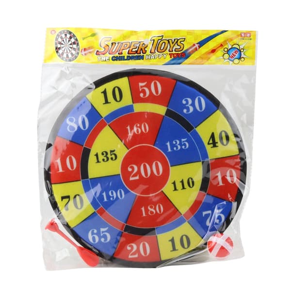 Velcro-mål 28 cm sæt med bold og pil til børn, inde/ude