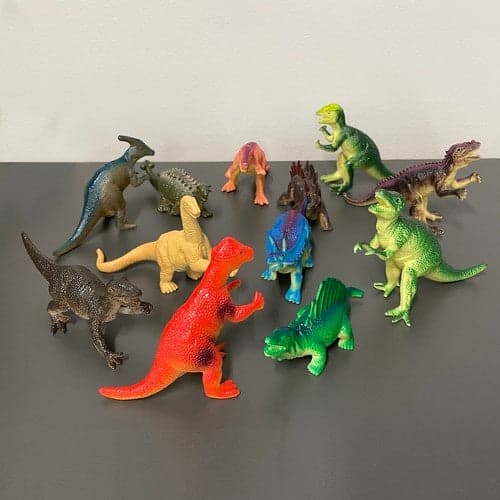 Dinosaurushahmot 12-pack PVC 8,5 cm leikkihahmot