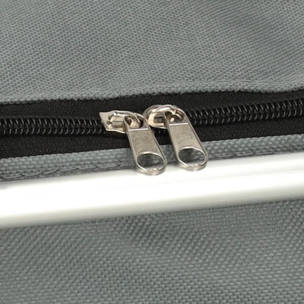Termisk picnickurv 32L sammenklappelig med aluminiumsramme grå