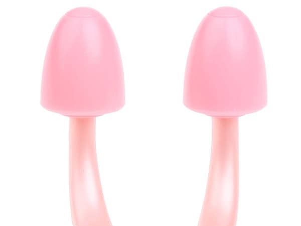 Næseformer med massage, 2 roterende ruller 12,5x5 cm, rosa