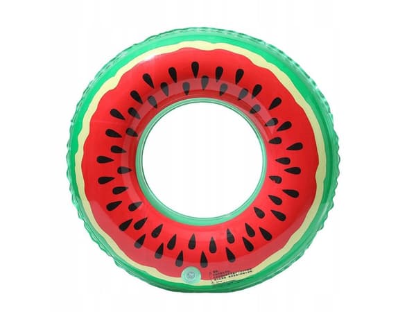 Oppustelig badering vandmelon 65x30x23 cm