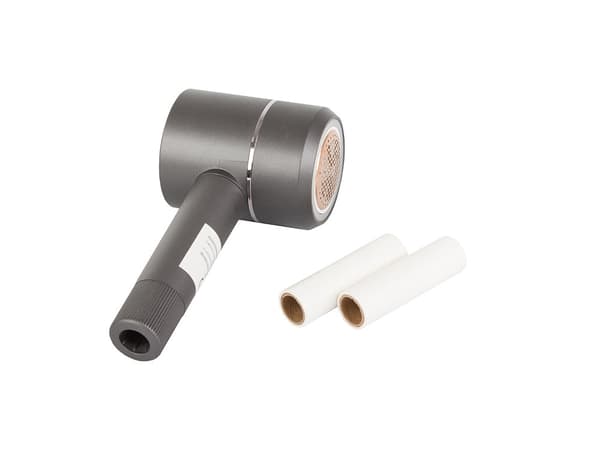 Fnugfjerner genopladelig med UV LED 6 blade sort + 2 klæberuller
