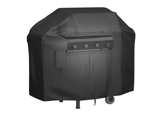 Grillovertræk vandtæt sort 250 x 120 cm med opbevaringspose