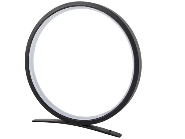 LED-pöytälamppu himmennettävä 3 värilämpötilaa USB musta Ø25 cm