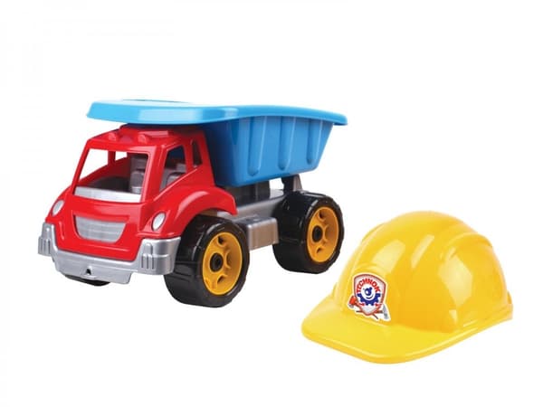 Punainen leludumper kypärällä, 3+ v