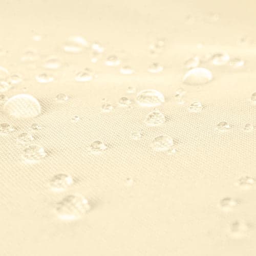 Solsejl rektangulært 3x2 m beige polyester inkl monteringssæt