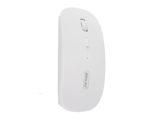 Langaton optinen hiiri 2,4 GHz USB valkoinen 11x5,5x2 cm
