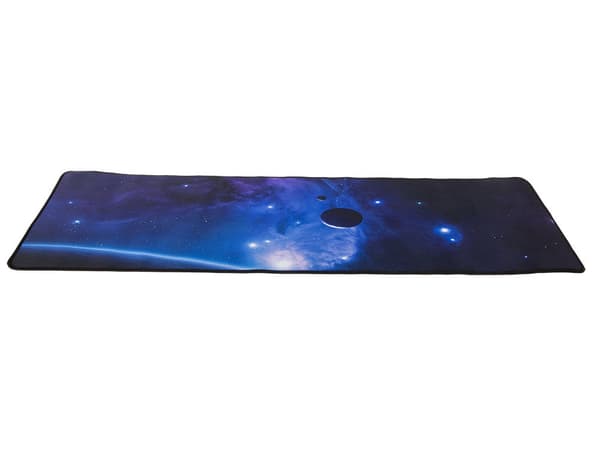 XXL musemåtte 80x30 cm skrivebordsunderlag kosmosmotiv