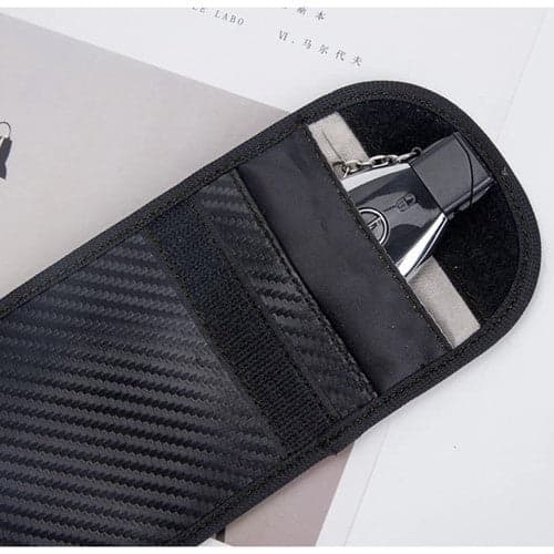 RFID/Faraday avainkotelo auton avaimelle 2-pack musta (vertikaalinen+horisontaalinen)