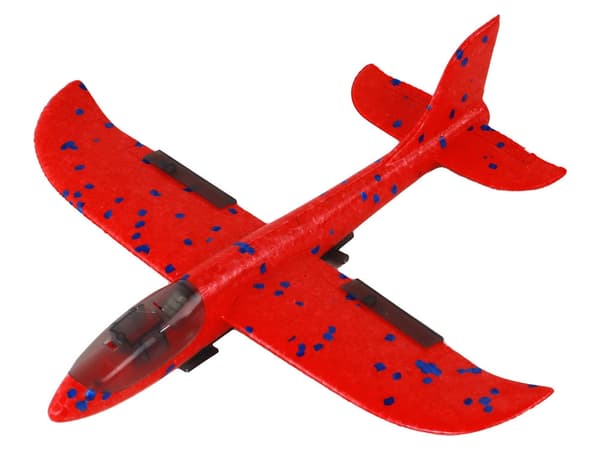 Såpbubbelpistol med flygplan 29 cm inkl bubbelvätska, barn 6+