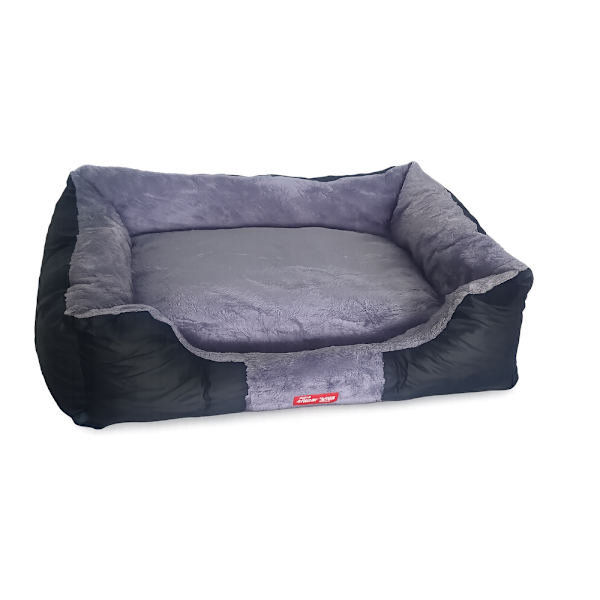 Hundbädd soffmodell rektangulär 90x70 cm med avtagbart överdrag