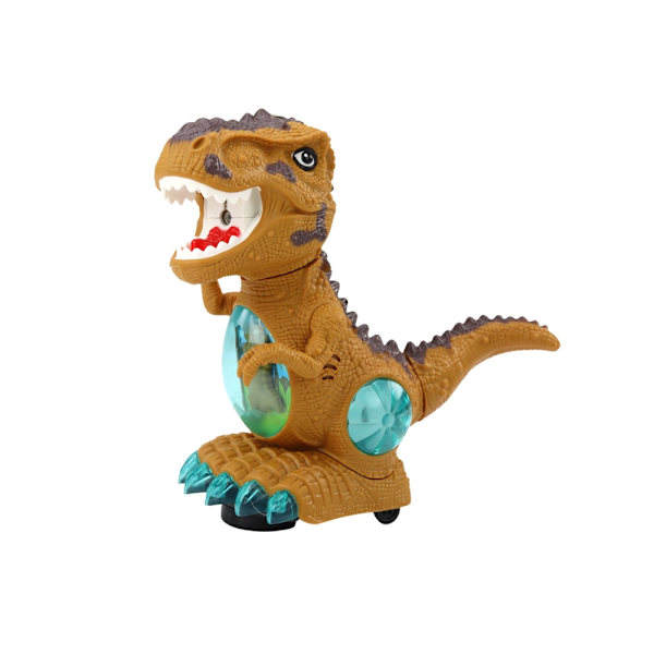 Dansende dinosaurlegetøj 25 cm med lys, lyd, røg og forhindringssensor