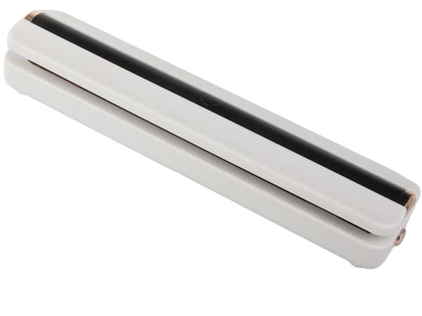 Vakuumforsegler til mad genopladelig USB med 10 poser hvid 10 W