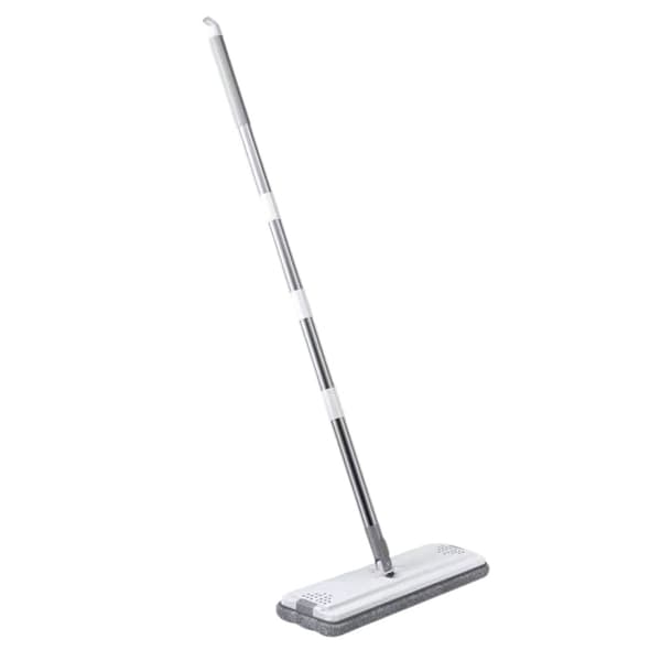 Flatmopp set med dubbelkammare-hink 81-140 cm teleskop, 2 pads