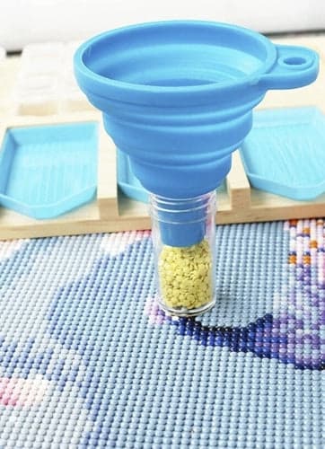 Diamond painting opbevaringstaske med 60 beholdere og tilbehør, sort