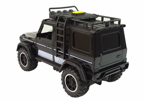 Offroad-leluauto 1:14 kitkaveto, valo ja ääni, musta