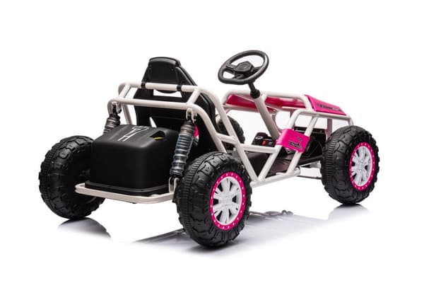 Elbil för barn buggy 24V rosa Battery Car Buggy A8812